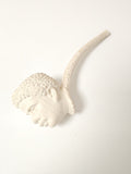 Pipe vintage en argile figurine africaine Geodewaagen Bon Fumeur ancienne collec
