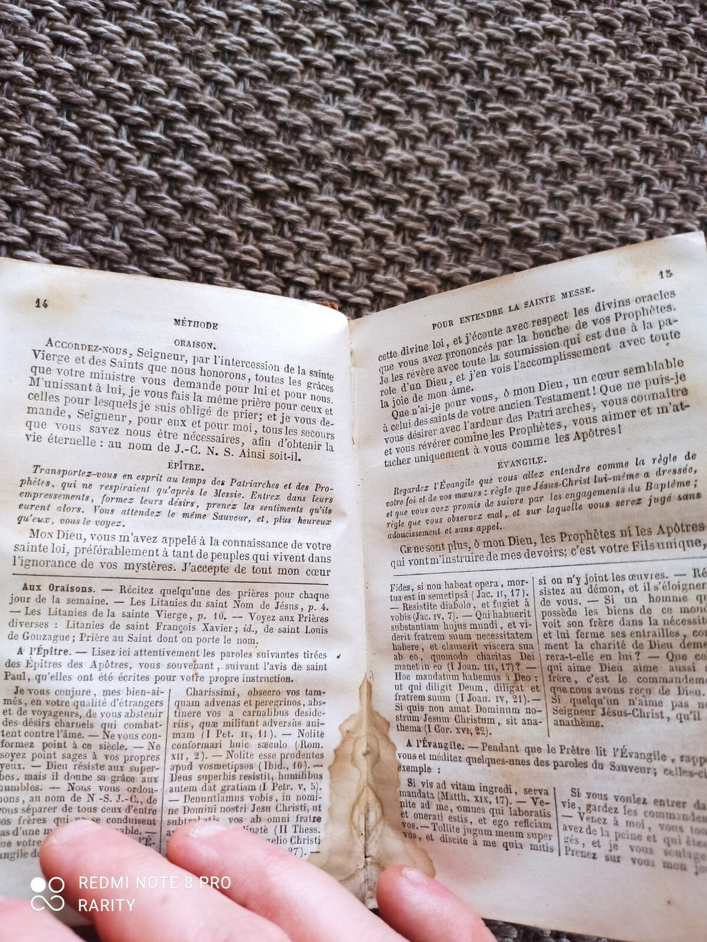 Livre liturgique Eucologe romain Collèges Compagnie de Jésus 1874 Paris