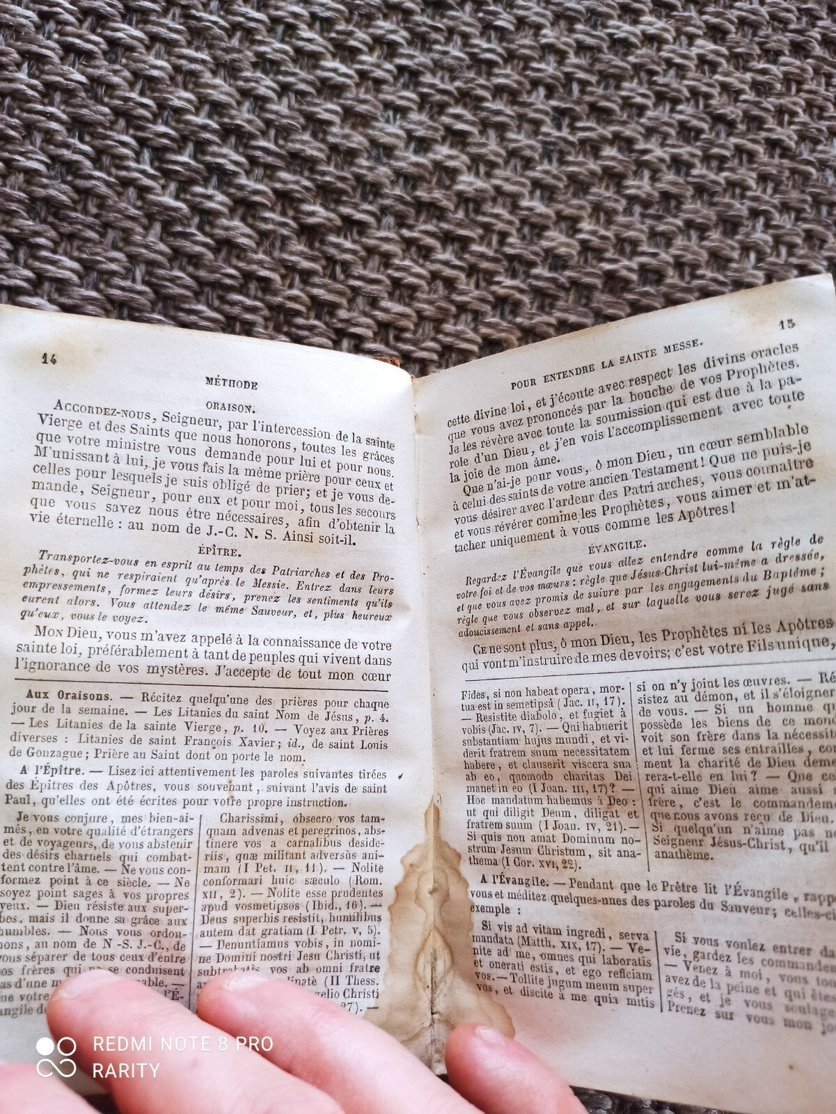 Livre liturgique Eucologe romain Collèges Compagnie de Jésus 1874 Paris
