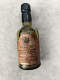Miniature whisky 15 ans Blend écossais bouteille partiellement remplie