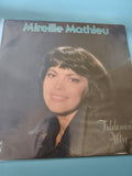 Vinyle ancien 33T Mireille Mathieu rétro, disque collection chanson française