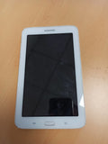 Tablette Samsung blanche ancienne vintage à restaurer, non testée, tactile