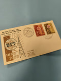 Ancienne enveloppe FDC Vietnam 1965 UIT timbres premier jour télécommunications