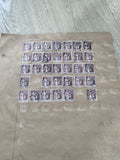 Gros lot timbres anciens Marianne 65c violet ? planche philatélie étude France