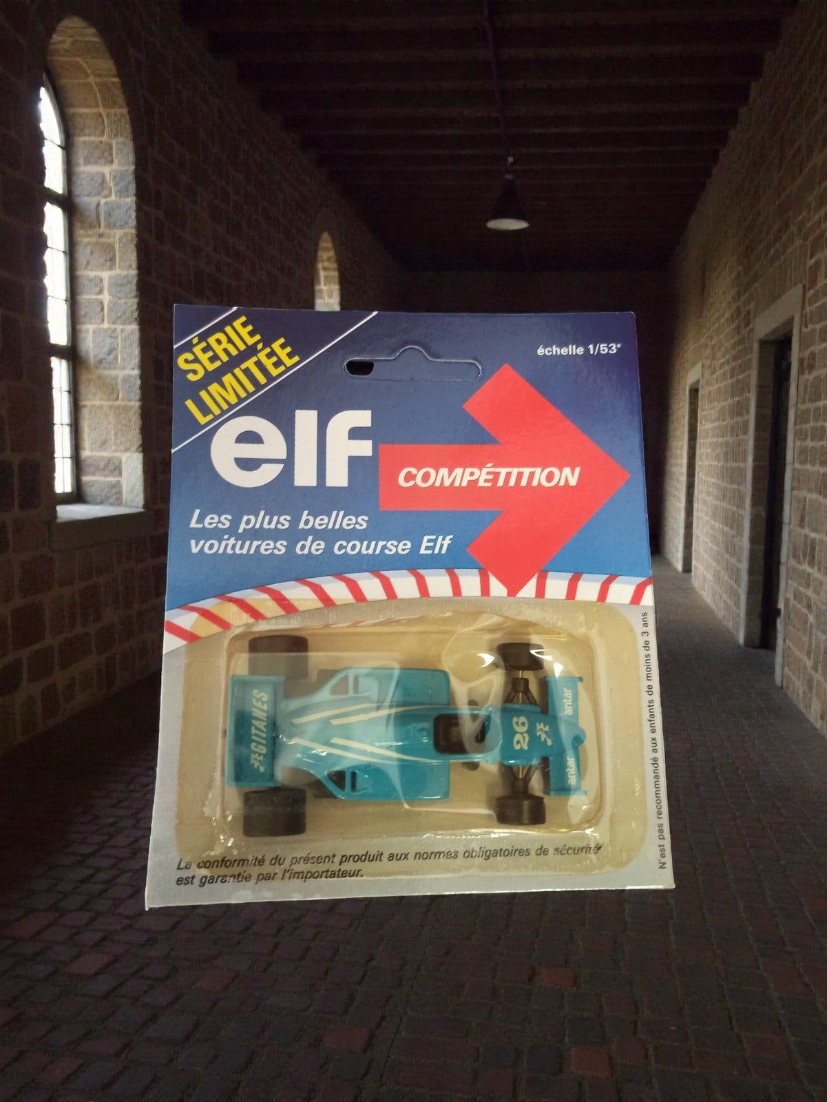 Voiture de course rétro 1:53 Renault ELF, série limitée, jouet ancien vintage