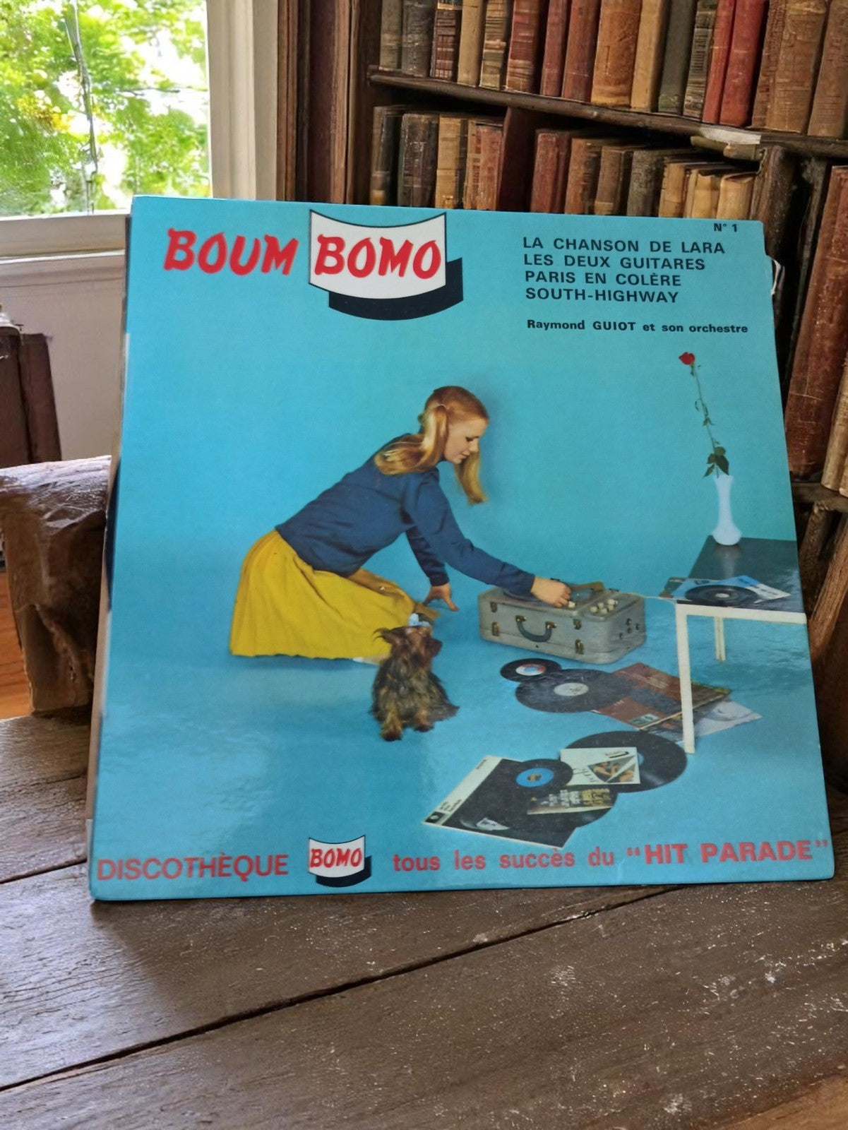 Vinyle 45 tours vintage Boum Bomo N°1 pochette rétro années 60 disque EP