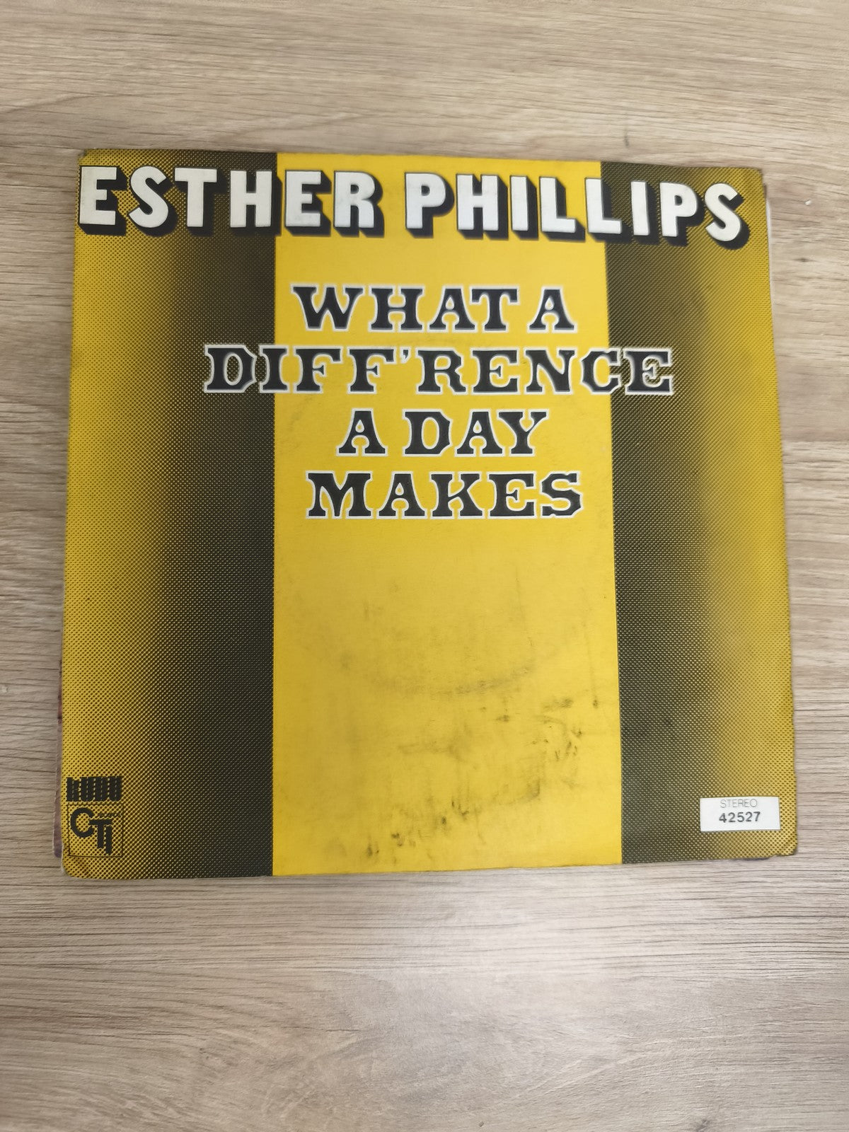 Vinyle 45 tours Esther Phillips What a Diff'rence a Day Makes pochette jaune CTI