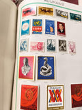 Timbres Roumanie Posta Romana thématiques sport art politique