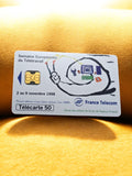 Carte téléphonique France Telecom 1998 Télécarte 50 vintage Semaine Télétravail