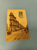 Carte postale ancienne Bruxelles Boulevard du Nord CPA timbre visible vintage