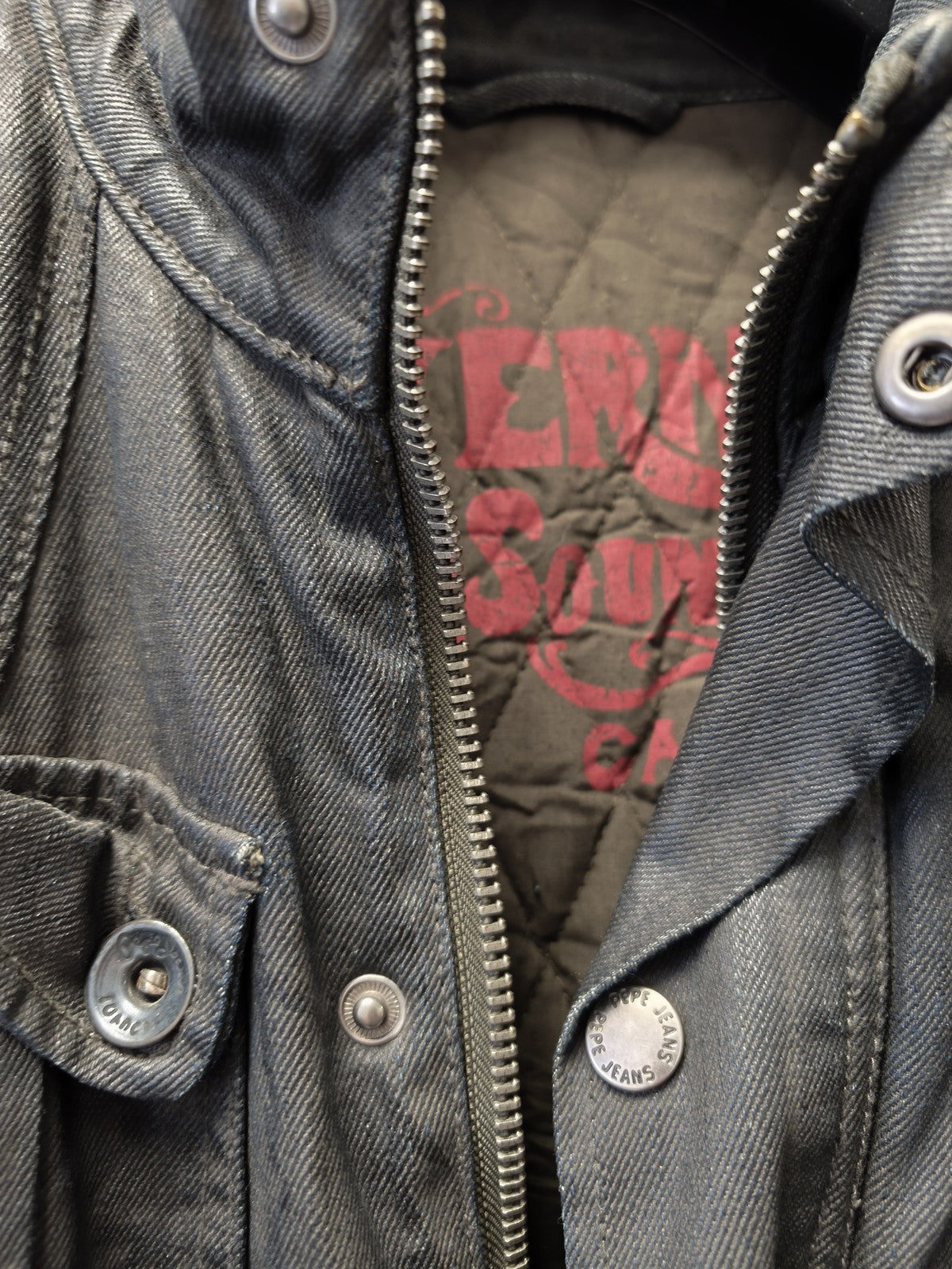 Blouson homme vintage Pepe Jeans taille L ancien veste rétro collectionneur