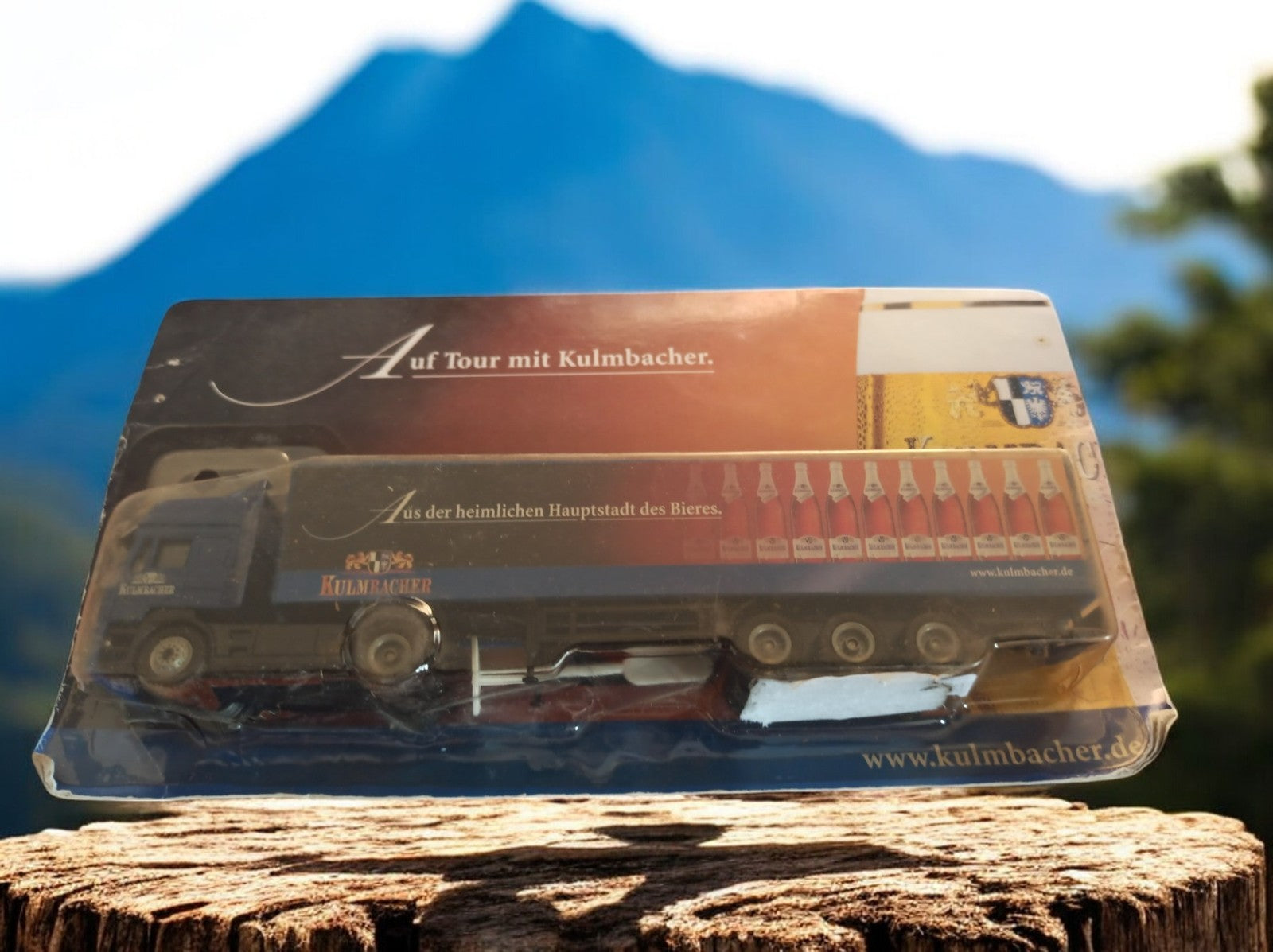 Camion miniature publicitaire Kulmbacher vintage neuf Allemagne bière