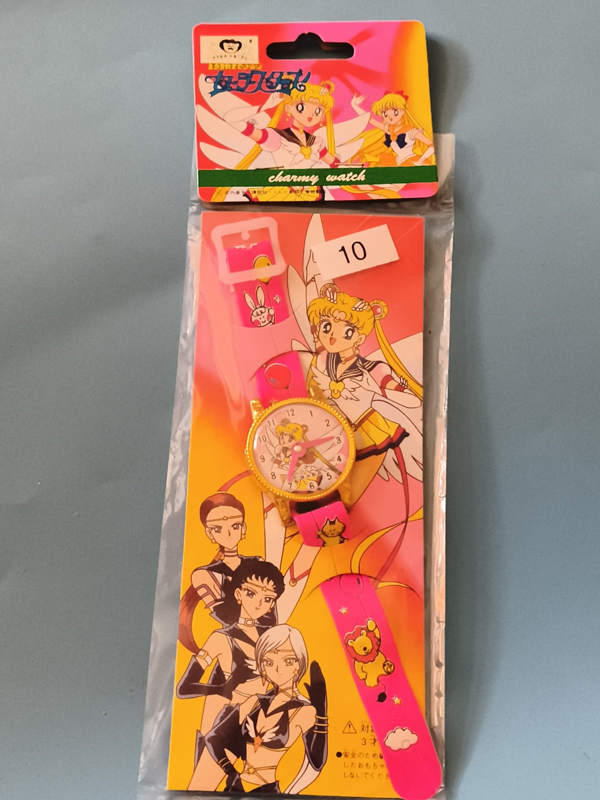 Montre Sailor Moon vintage charmy watch neuve sous blister rose anime