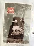 Carte postale ancienne CPA humour œuf géant, chapeau vintage, début 1900