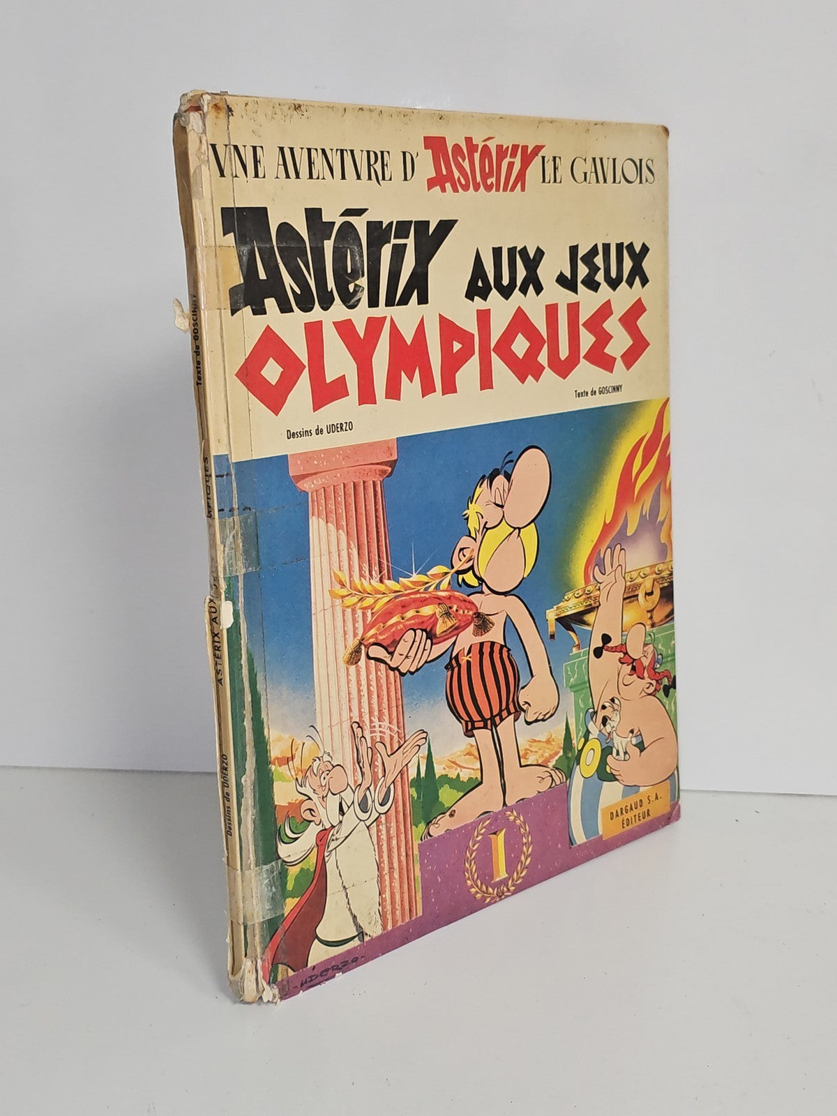 Astérix aux Jeux Olympiques édition 1968 bande dessinée originale Goscinny Uderz