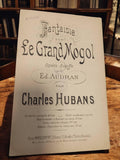 Partition ancienne Fantaisie sur le Grand Mogol Audran Hubans Paris vintage