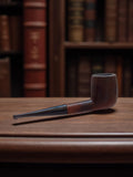 Pipe vintage droite finition brune, signée, parfait état, tabac ancien