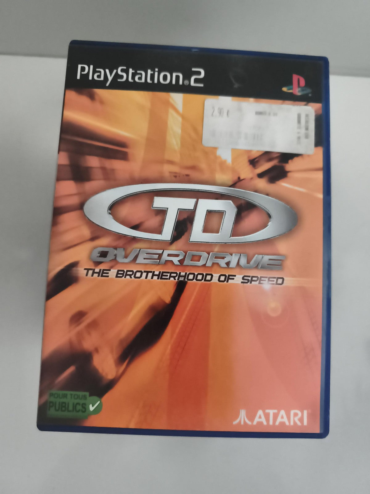 Jeu PlayStation 2 TD Overdrive Atari boîte seule sans notice PS2
