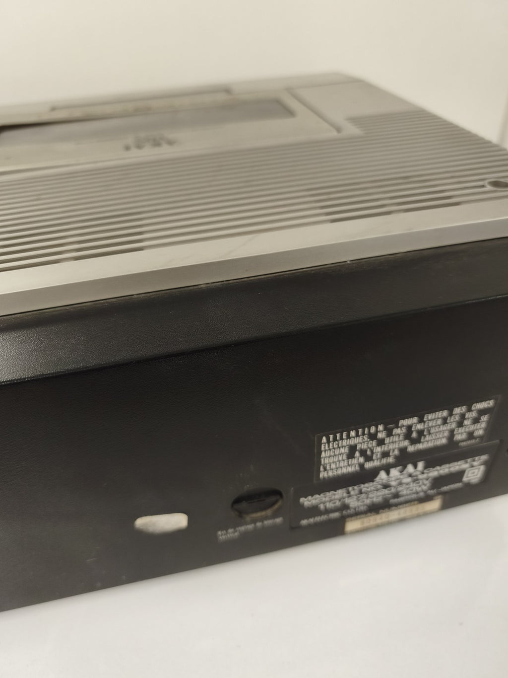 Vintage lecteur vidéo cassette Akai VS-9800SV ancien magnétoscope rétro collecti