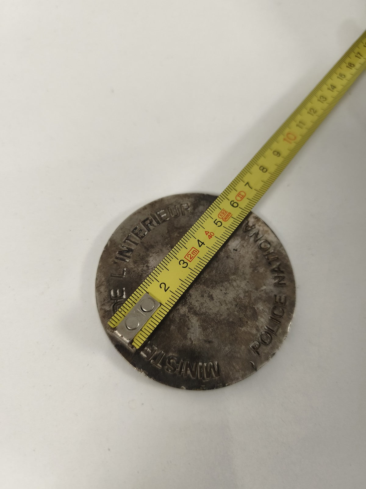 Vintage antique medal Ministry of the Interior France collector's item decoration