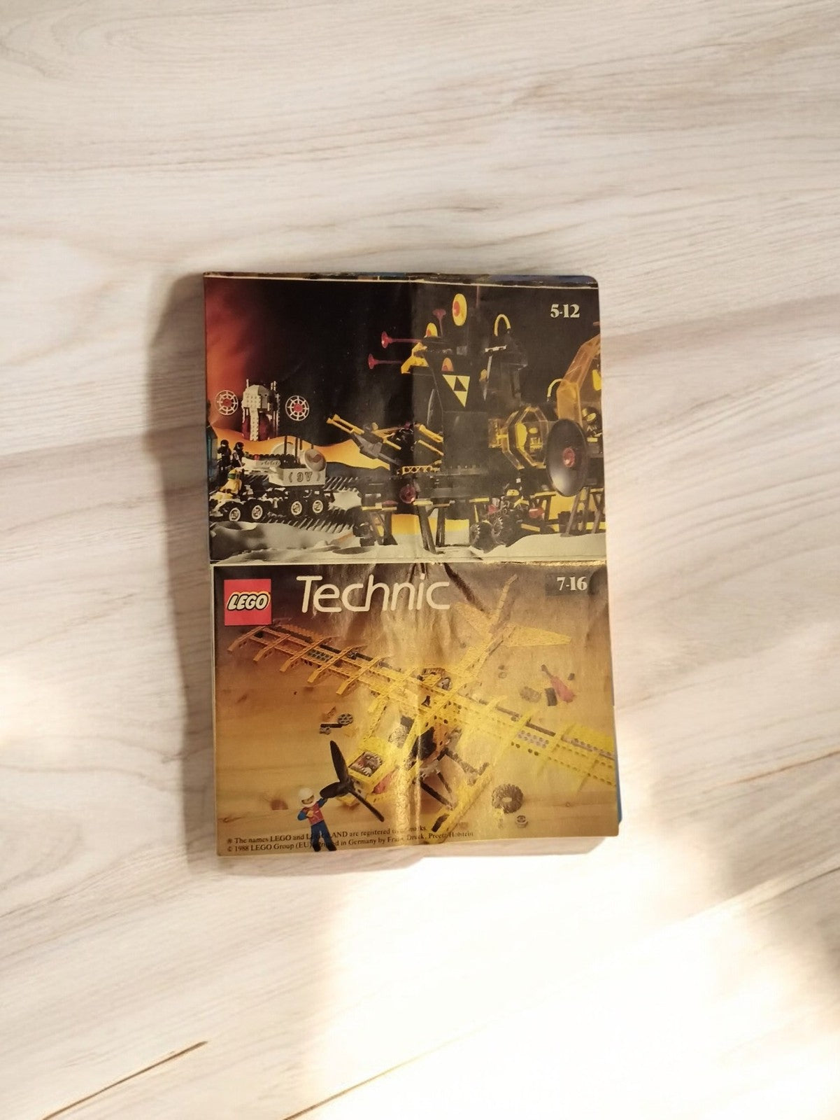 Livret LEGO Technic vintage notice d'origine années 90 publicité