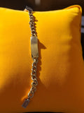 Bracelet gourmette vintage plaqué or – bijou ancien maille épaisse