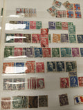 Lot anciens timbres oblitérés France, collection variée Marianne et Coq RF