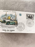Lettre FDC Journée du Timbre 1957 Paris cachet premier jour ancien philatélie