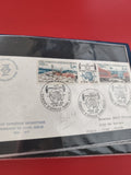 Ancienne enveloppe oblitérée expédition Antarctique Dumont d?Urville 1976 philat