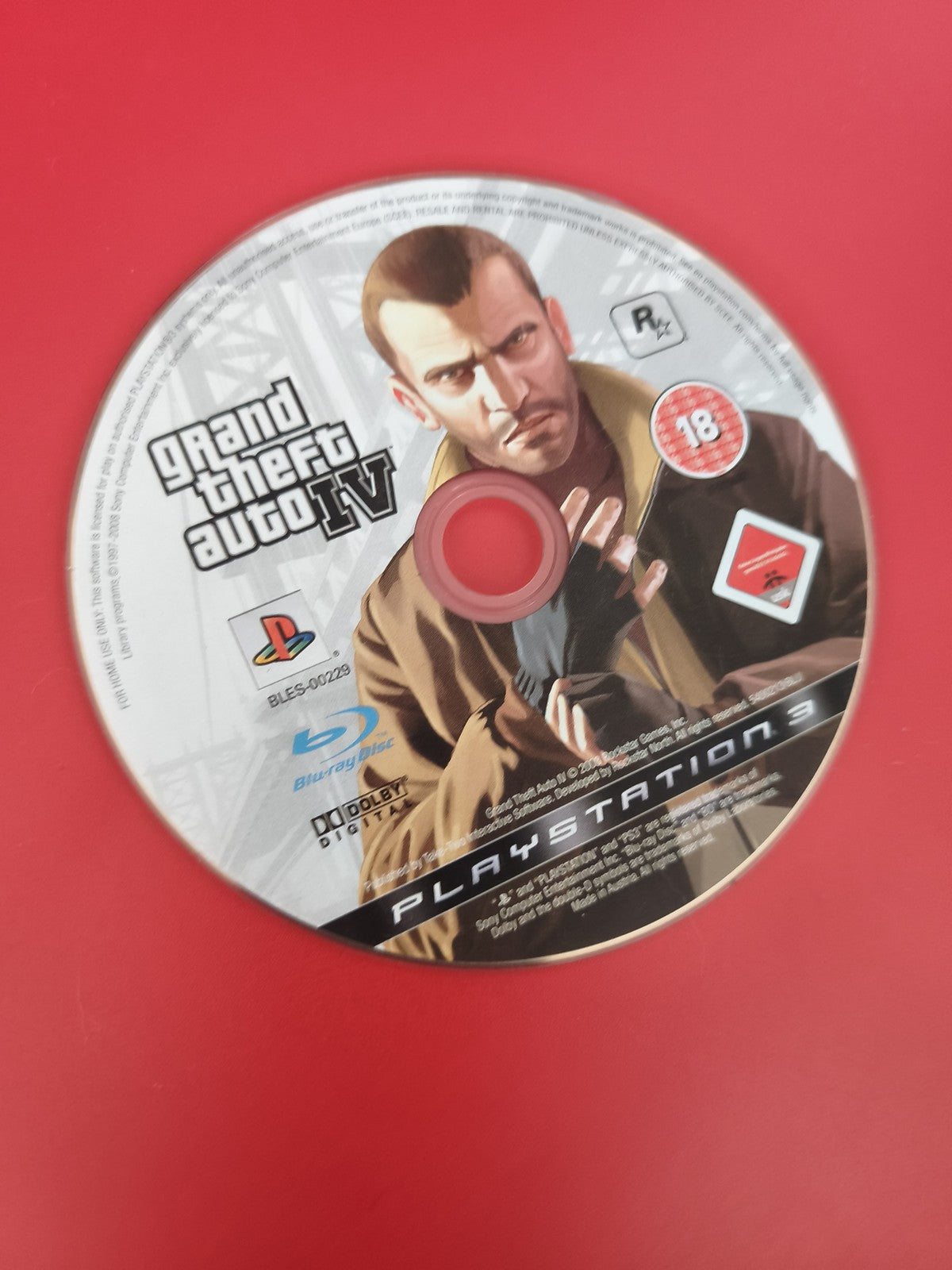 CD seul GTA IV pour PS3 Jeu Grand Theft Auto 4 disque d'occasion officiel Sony