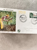 Lettre premier jour Guadeloupe 1957 FDC cannes à sucre ancien philatélie