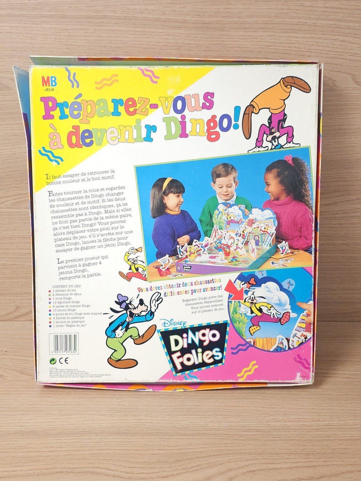 Jeu de société MB Disney Dingo Folies complet ou à compléter occasion famille en