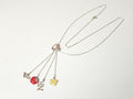 Collier sautoir signé Nina Ricci, long pendentif élégant femme, bijou occasion