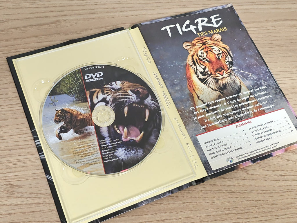 Tigre des marais DVD documentaire Natural Killers animal sauvage vidéo d'occasio