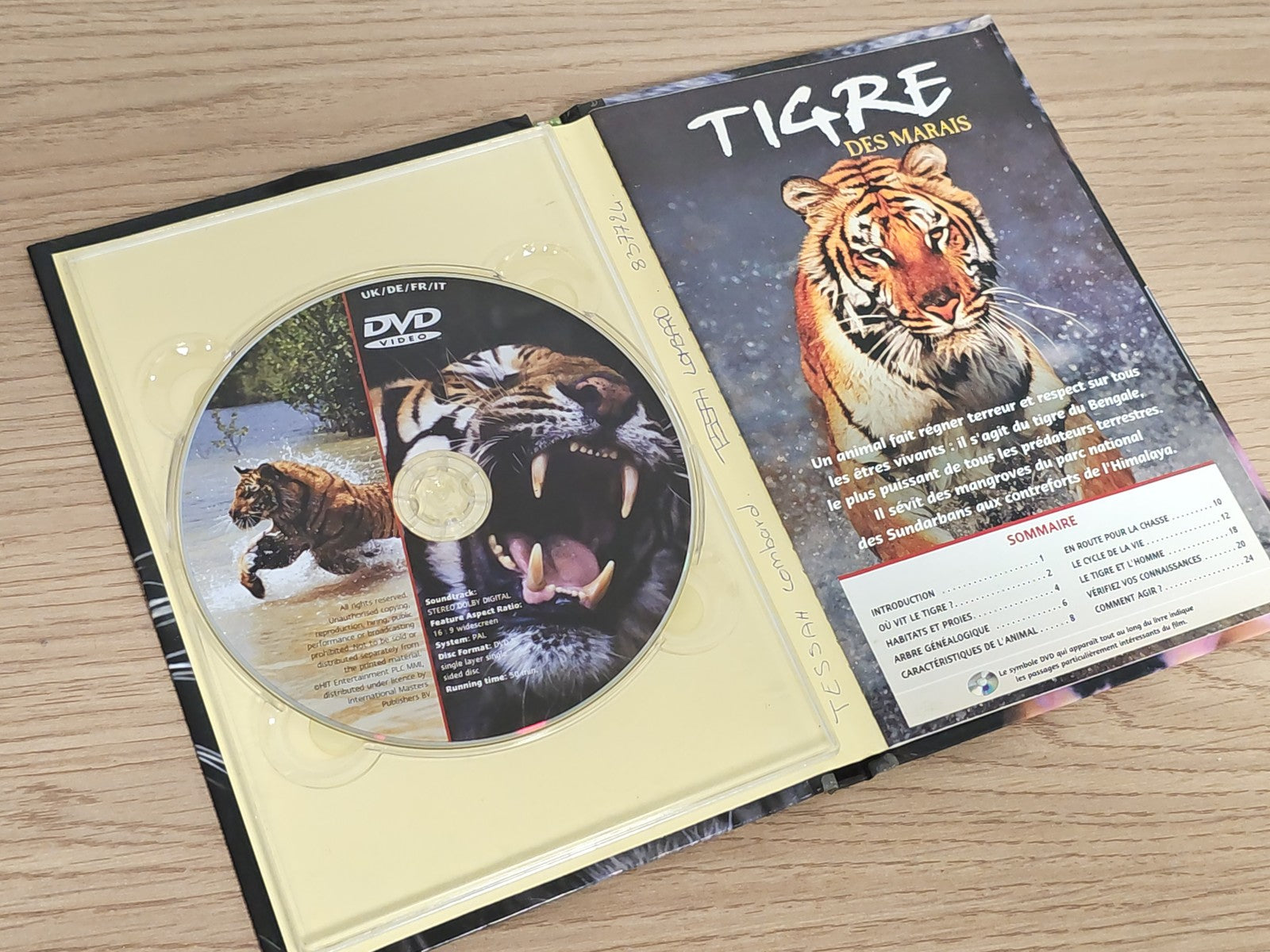 Tigre des marais DVD documentaire Natural Killers animal sauvage vidéo d'occasio