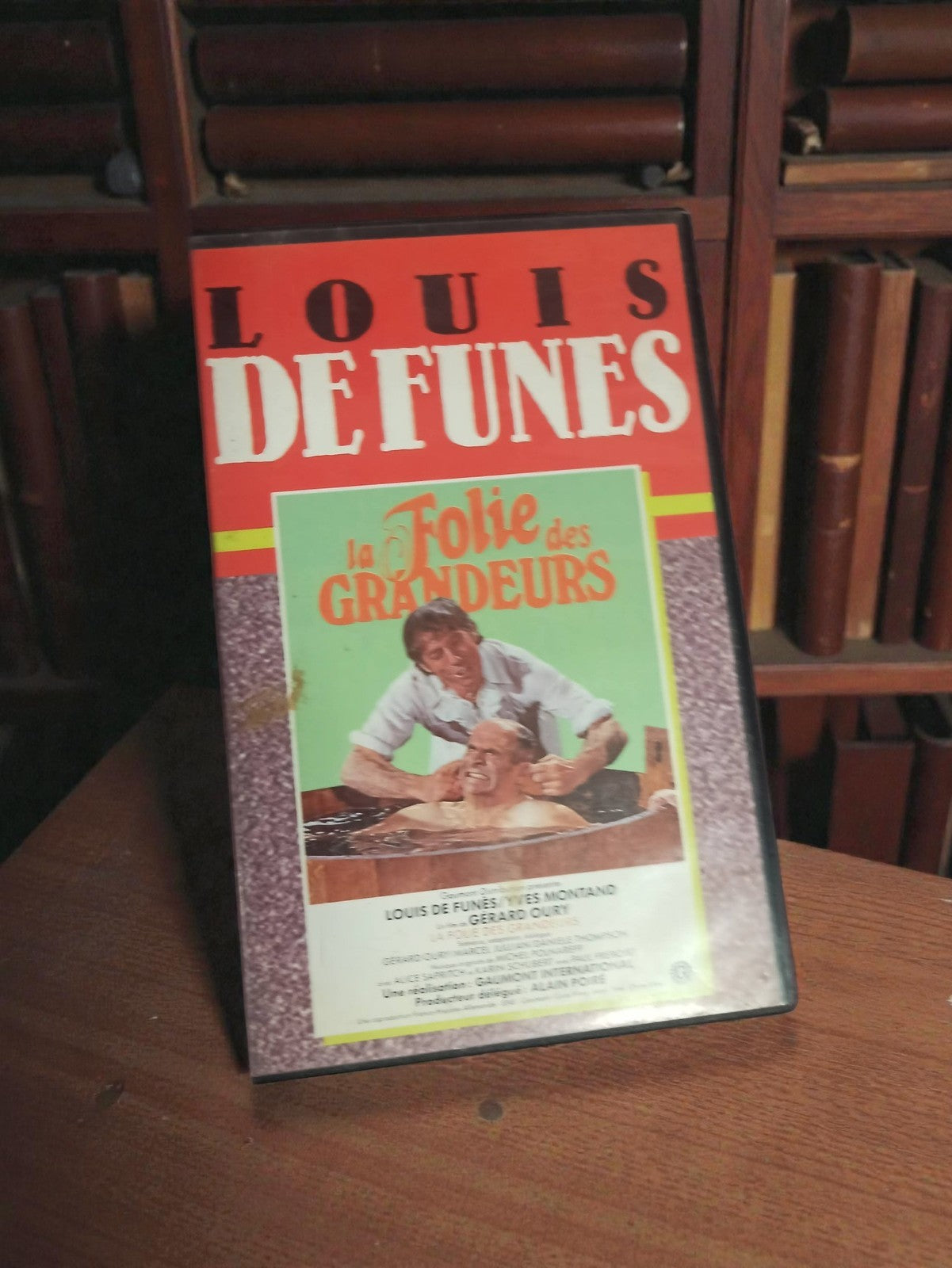 VHS Louis de Funès La Folie des Grandeurs rétro ancienne comédie film vintage