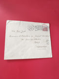 Enveloppe philatélie timbrée Mexico 1929 cachet postal pour Paris France