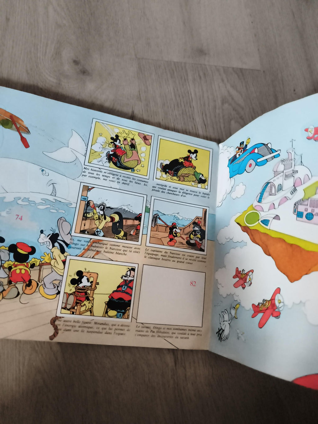 Album Panini Mickey Story ancien vintage Walt Disney figurine autocollant