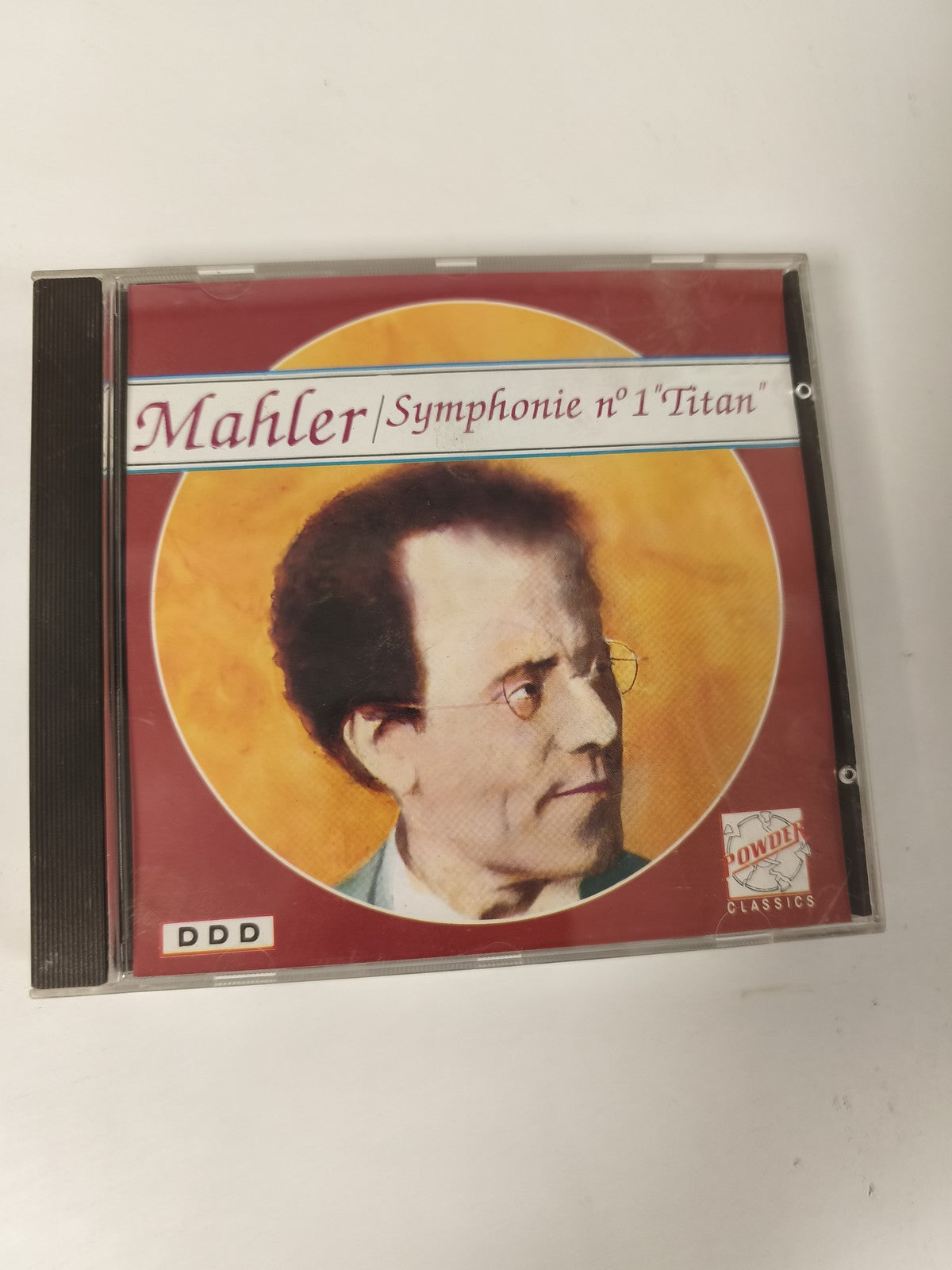 CD Mahler Symphonie n°1 "Titan" ? Boîtier cristal, pochette rouge