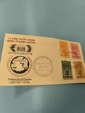 Ancienne enveloppe FDC Vietnam 1963 droits de l?Homme UNESCO timbres colorés