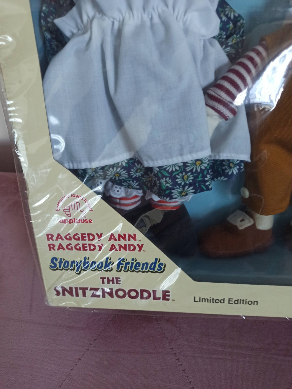 Poupées Applause Raggedy Ann Andy Storybook Friends Snitznoodle boîte édition li