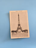 Carte postale vintage ancienne Paris Tour Eiffel collection rétro France