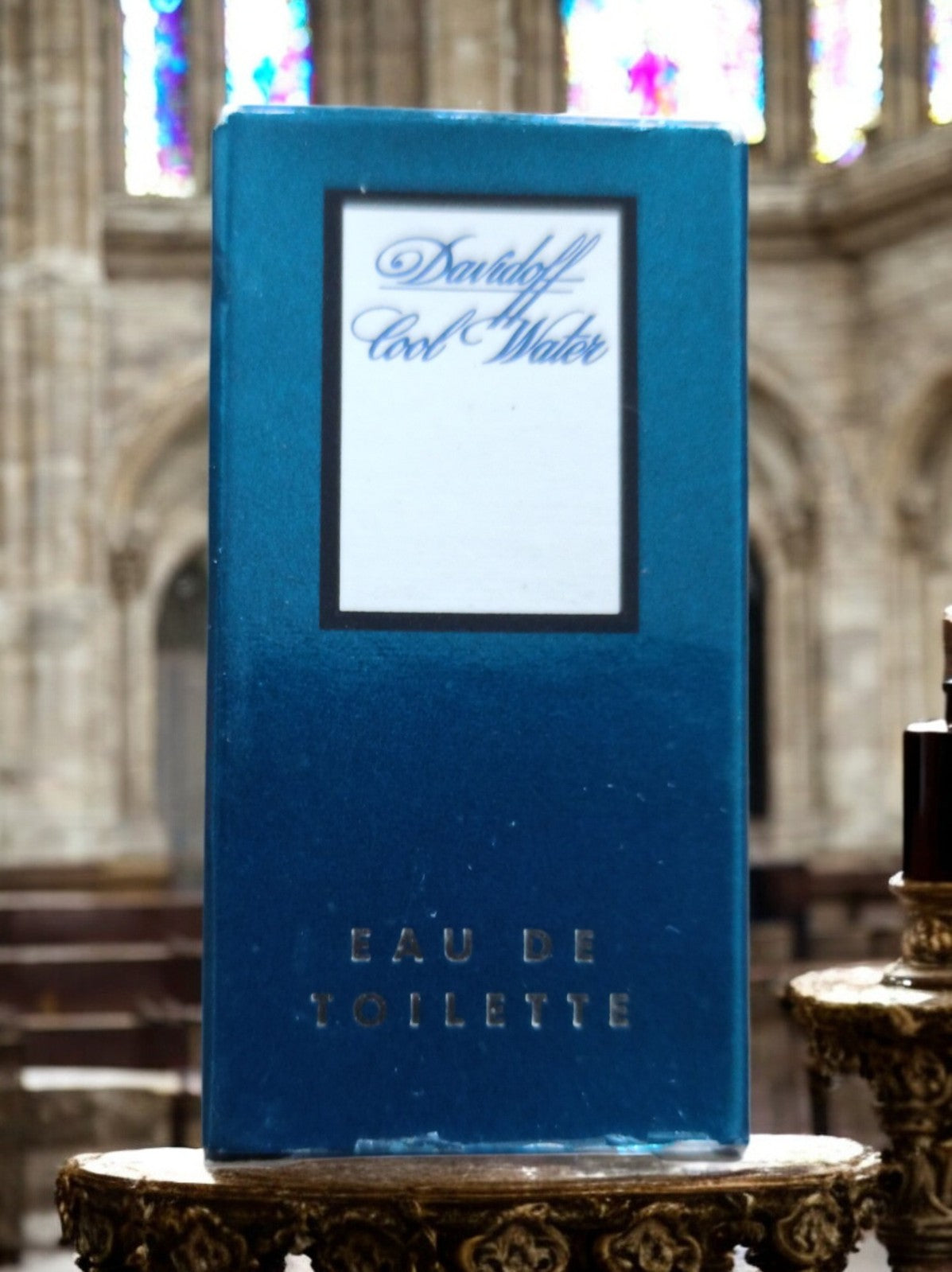 Miniature parfum Davidoff Cool Water vintage avec boîte eau de toilette