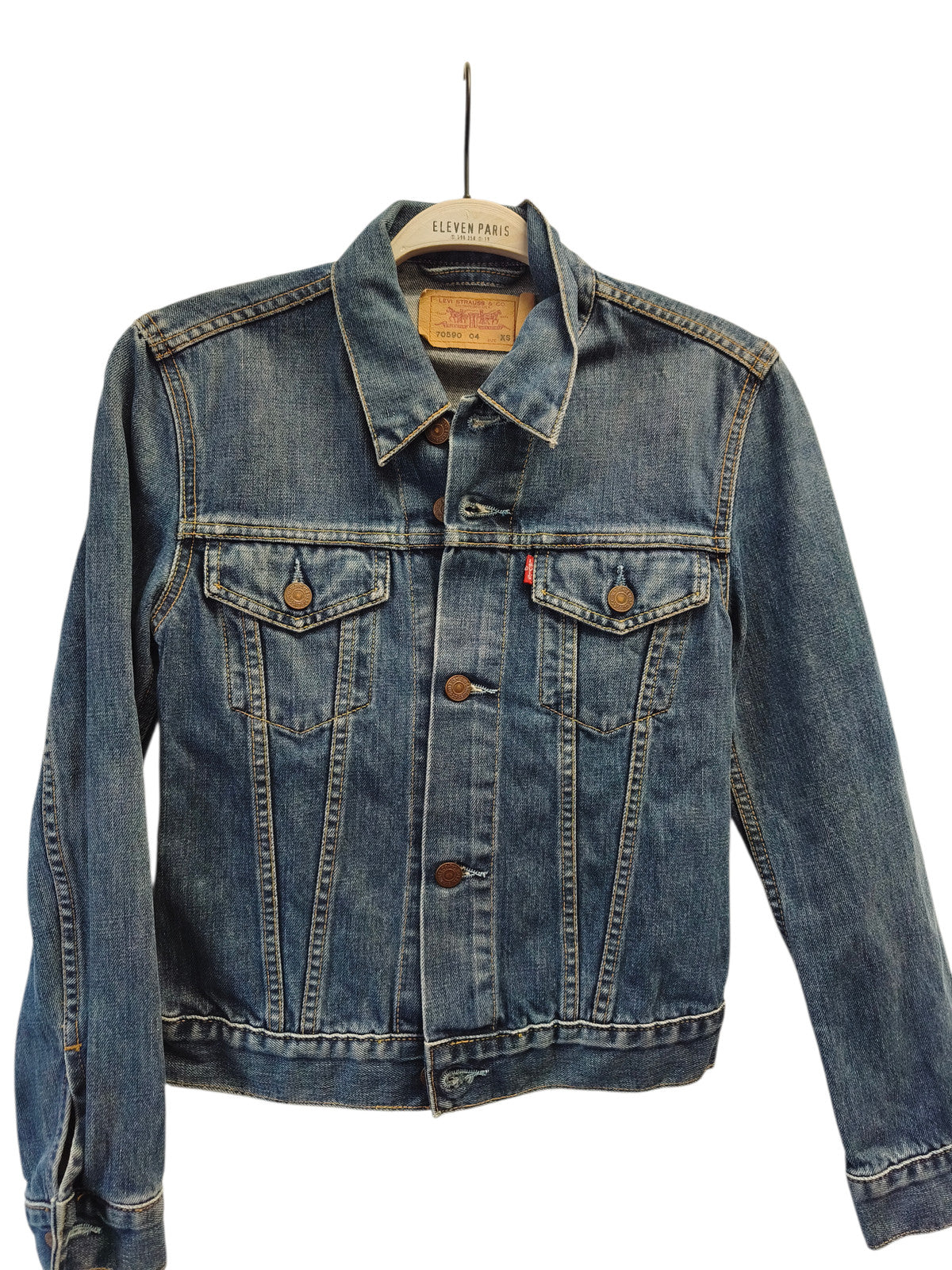 Veste en jean Levi's homme XS vintage ancien blouson rétro collectionneur