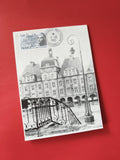 Carte postale philatélie France timbre 1,50 Marianne cachet 1980 noir et blanc