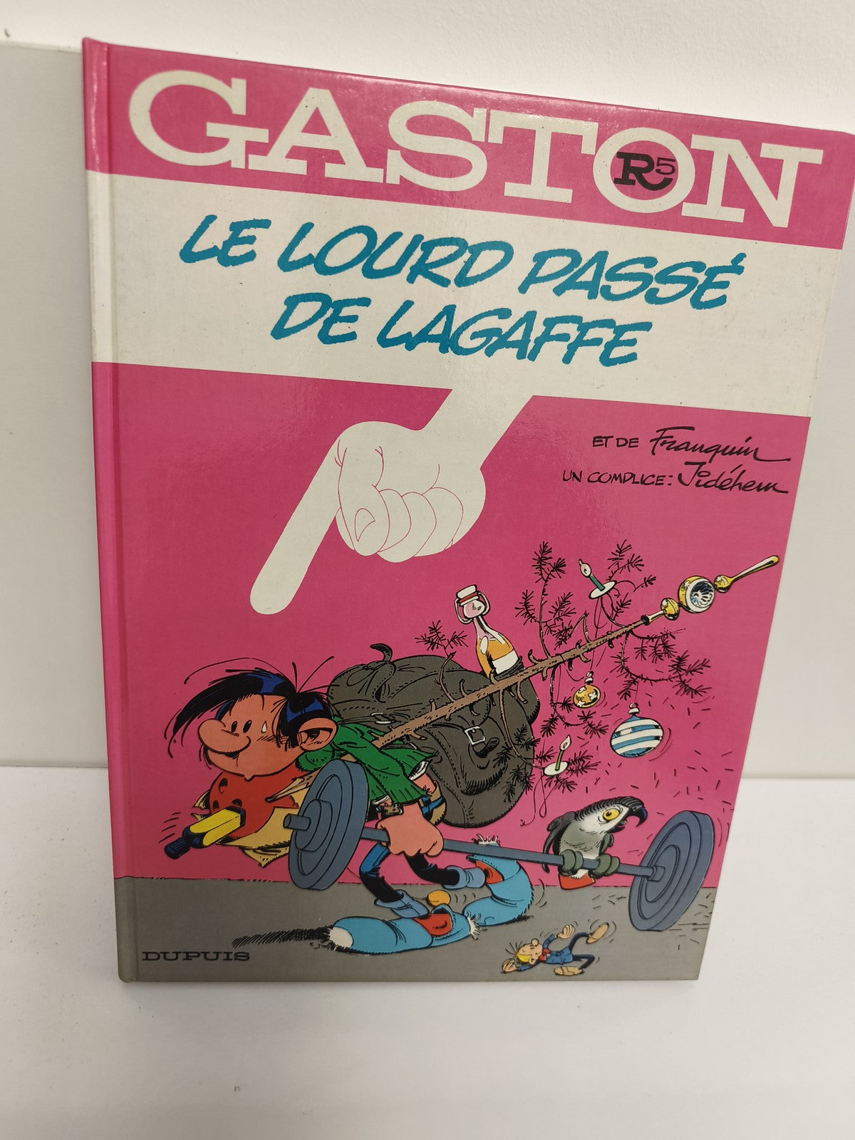 Ancienne BD vintage Gaston édition 1986, livre rétro collection bande dessinée
