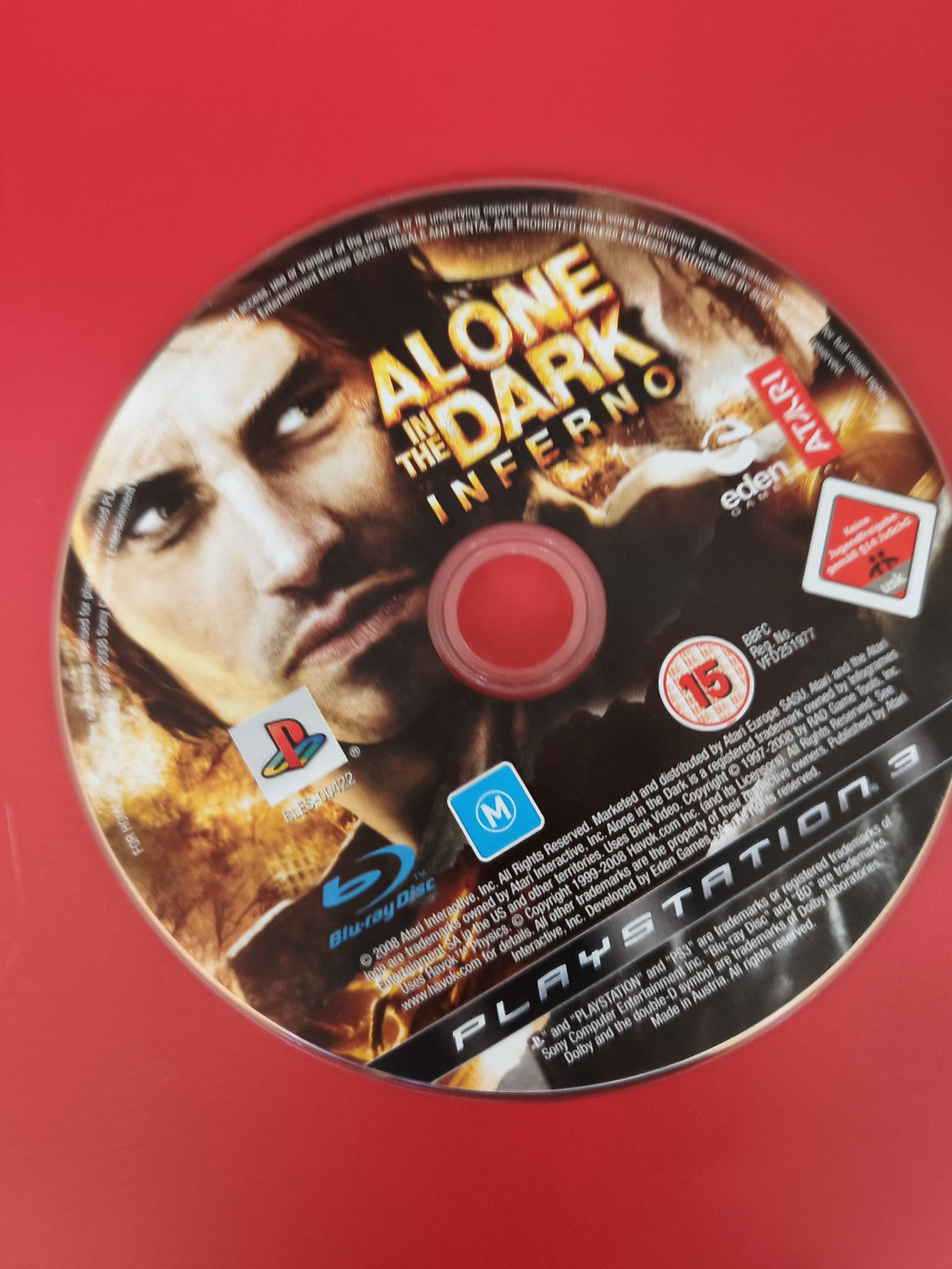 CD jeu Alone in the Dark pour Playstation 3 PS3, disque seul, version française