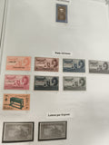 Timbres Palestine Égypte poste aérienne express, lot philatélie Moyen-Orient
