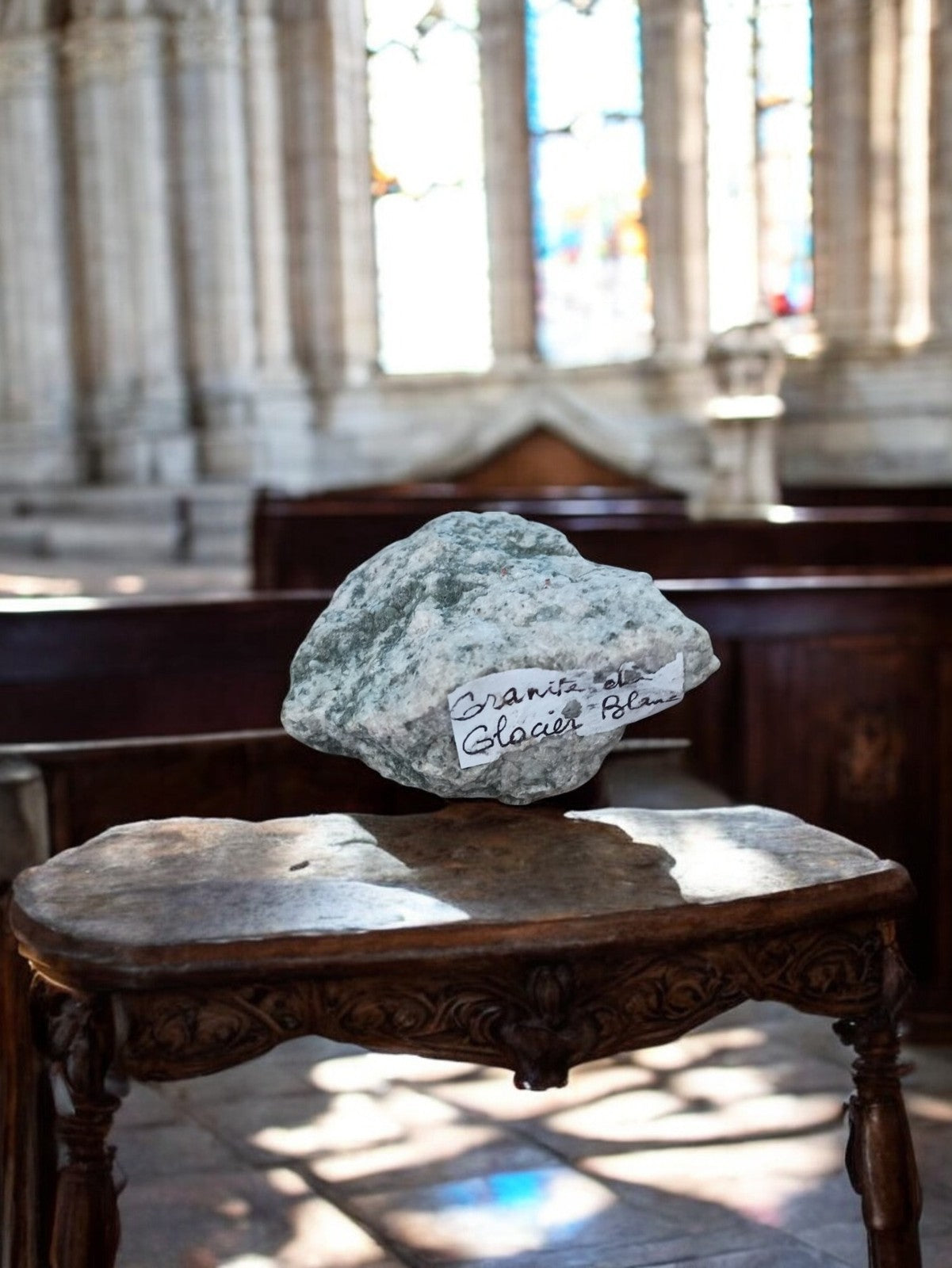 Pierre décorative granite du glacier blanc – Roche naturelle minérale