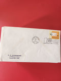 Enveloppe philatélie affranchie ONU 25c, cachet New York, expédiée USA